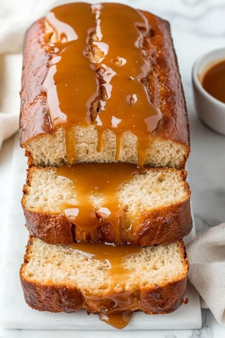Salted Caramel Banana Bread Recipe