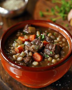 Rustic Beef And Barley Delight Recipe