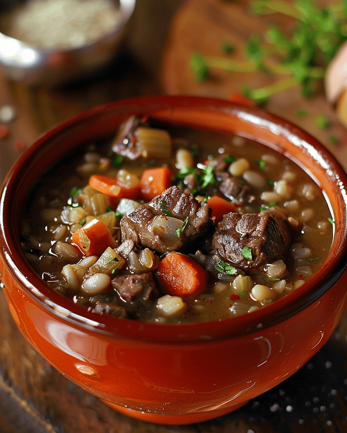 Rustic Beef And Barley Delight Recipe