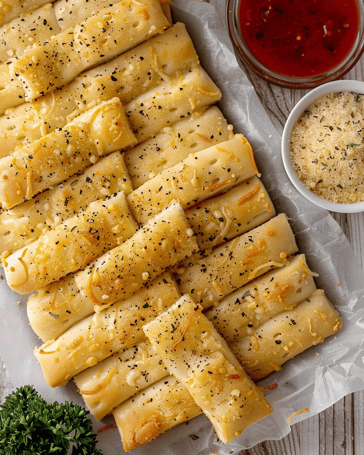 Crispy Pan Breadsticks Recipe
