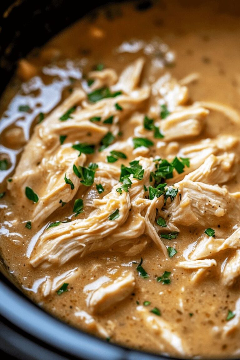 Crockpot Chicken & Gravy Recipe