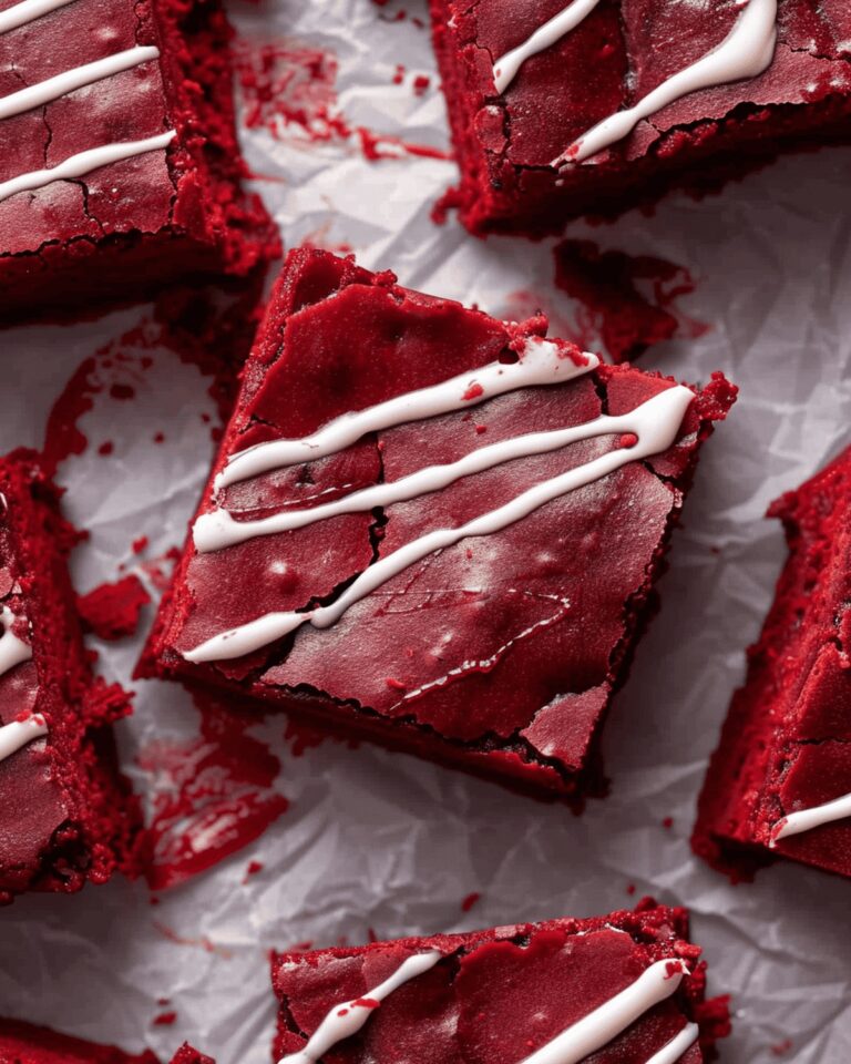Decadent Red Velvet Brownies Recipe