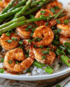 Spicy Chili Shrimp with Asparagus Recipe