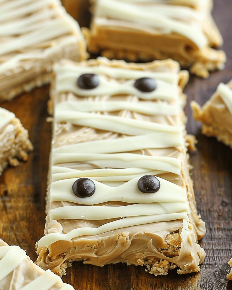 Spooky Mummy Rice Krispy Treat Recipe