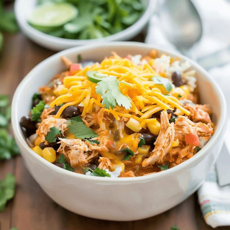 Effortless Slow Cooker Chicken Burrito Bowls Recipe