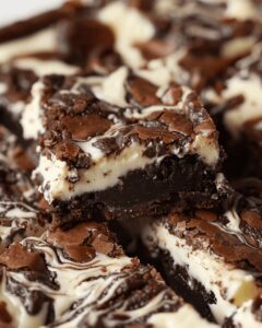 Decadent Butter Cream Cheese Brownies Recipe