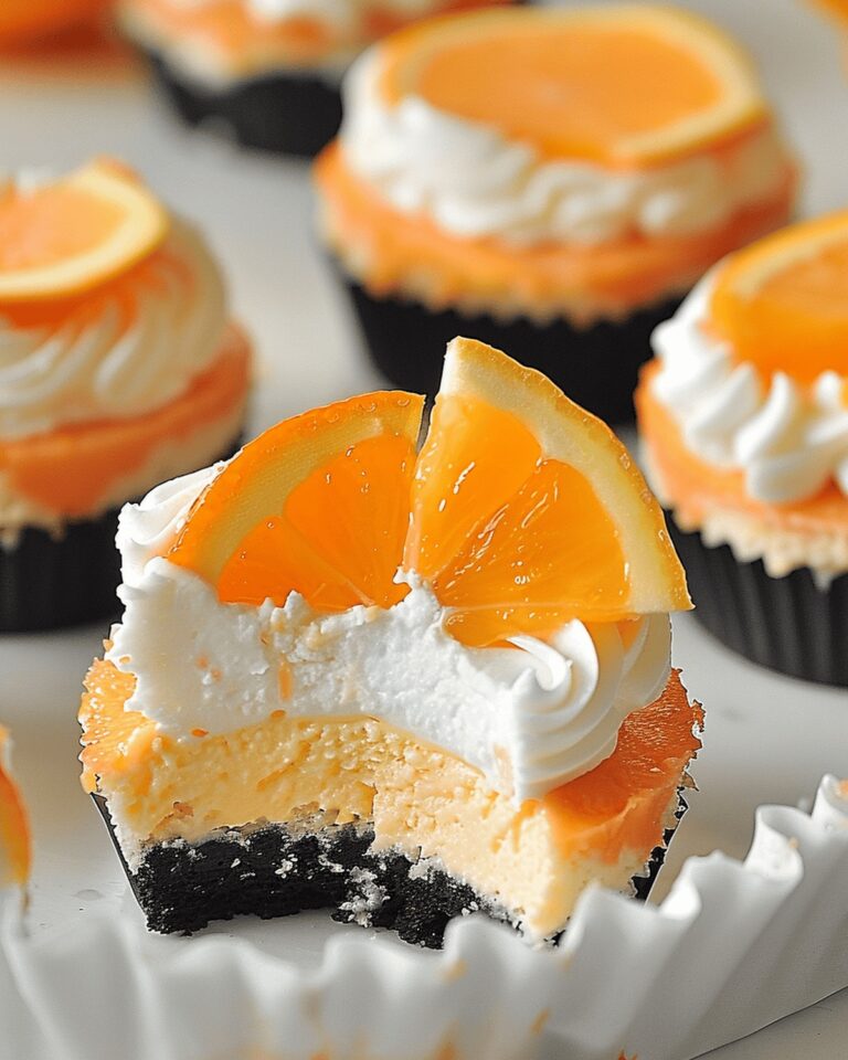 Orange Creamsicle Mini Cheesecakes Recipe