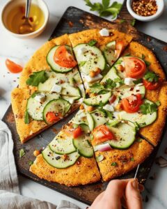 Chickpea Zaatar Flatbread Recipe