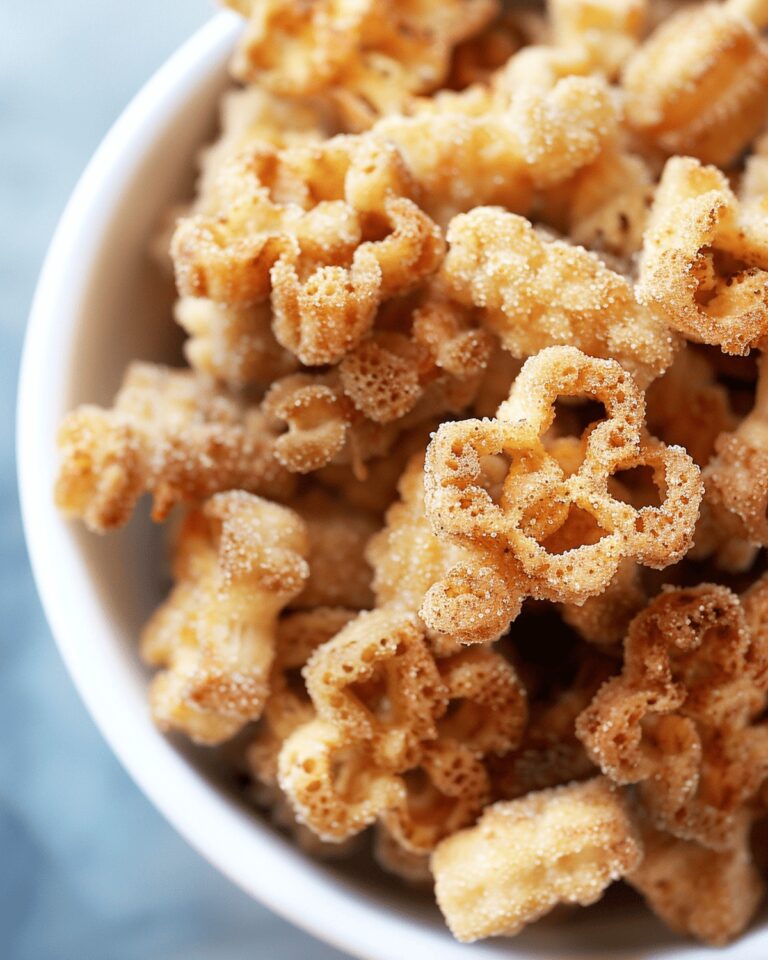 Delectable Churro Honeycomb Snack Mix Recipe