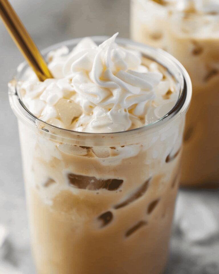 Creamy Iced Vanilla Latte Recipe