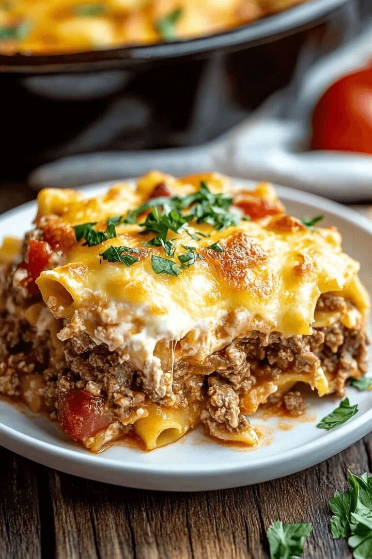 Beef Lombardi Casserole Recipe