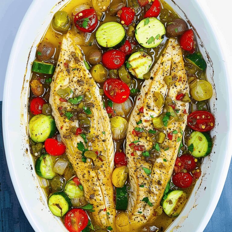Succulent Mediterranean Baked Fish Recipe