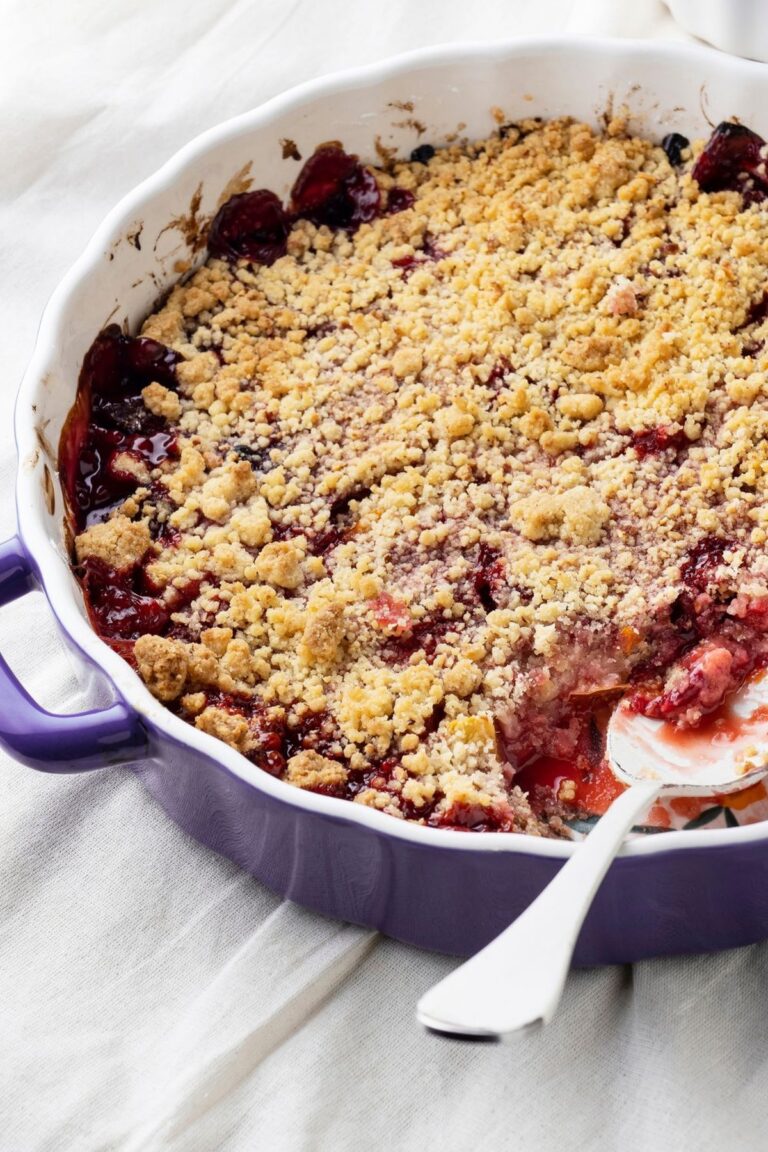 Ina Garten Peach Blueberry Crumble Recipe