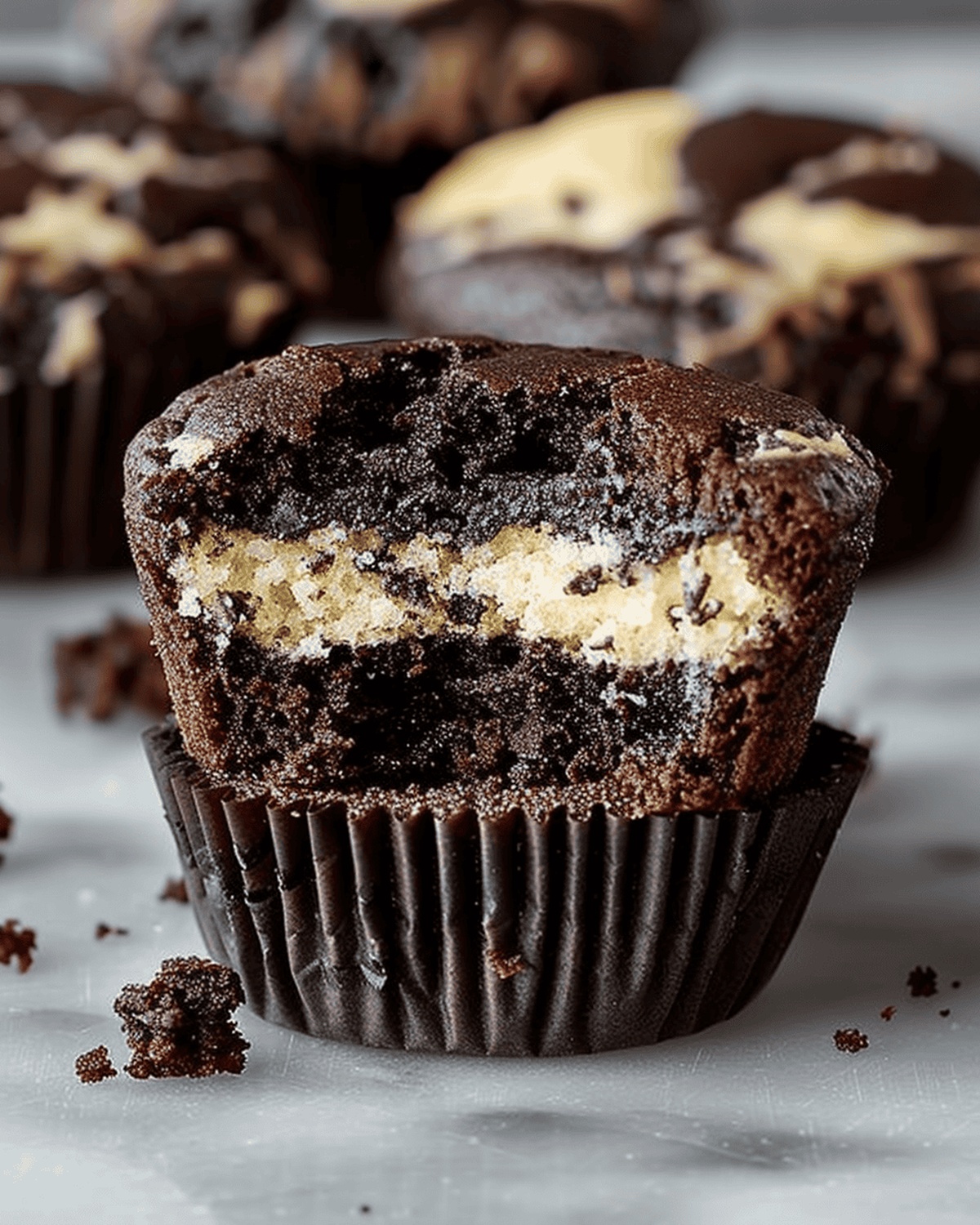 Decadent Black Bottom Cupcakes Recipe