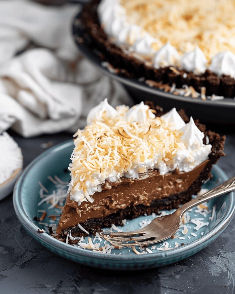 Creamy Coconut Pudding Pie Recipe