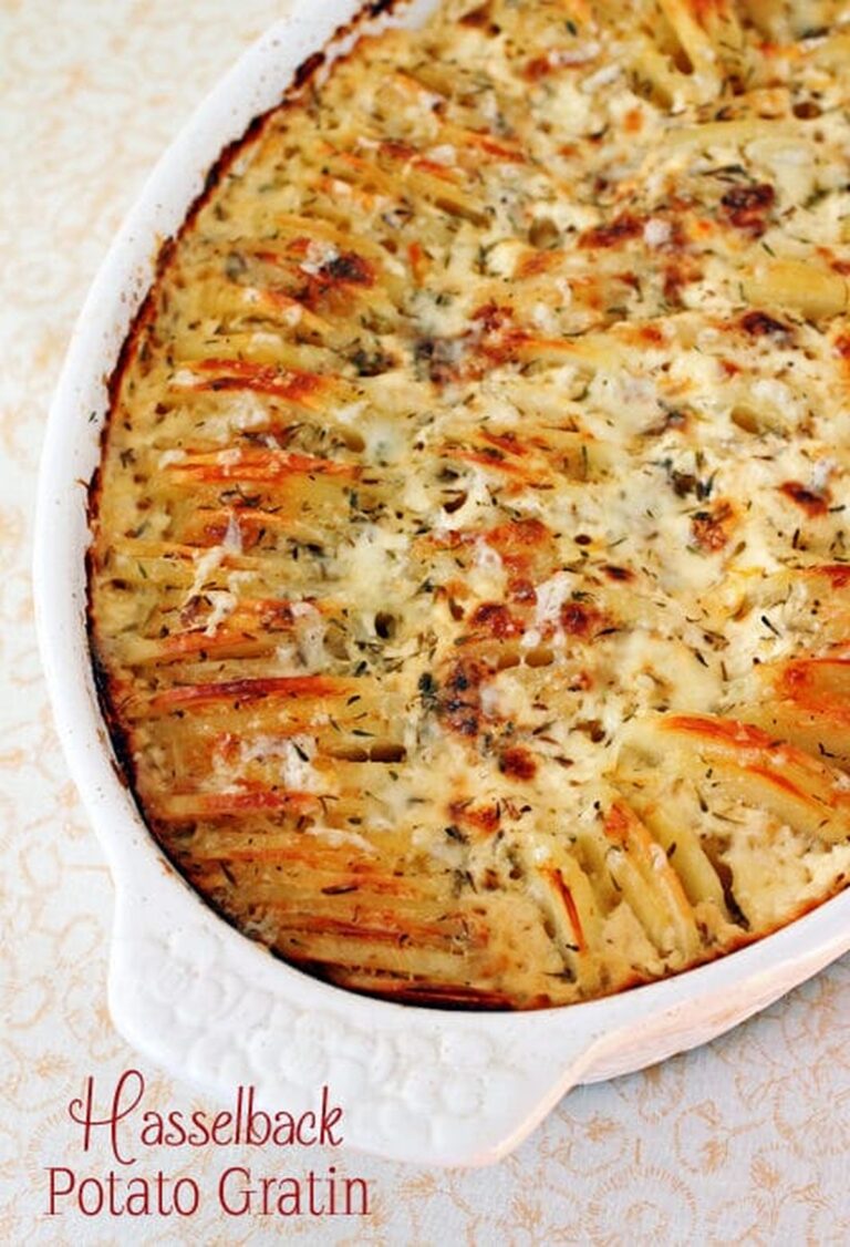 Hasselback Potato Gratin Recipe