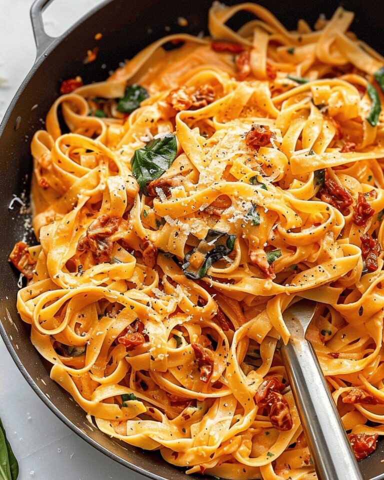 Silky Sun-Dried Tomato Pasta Recipe