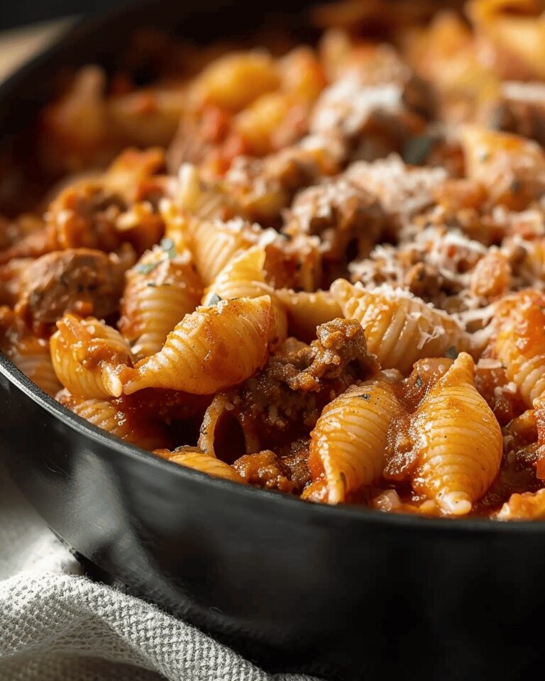 Hearty One Pot Italian Sausage Pasta Bake Recipe