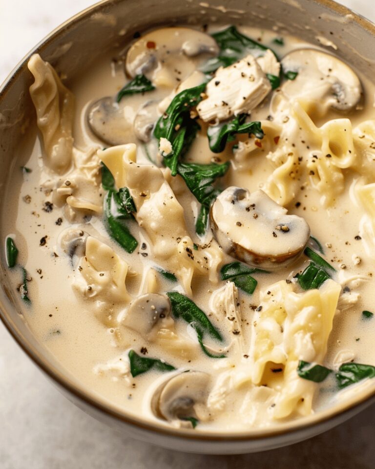 Velvety Chicken Lasagna Soup Recipe