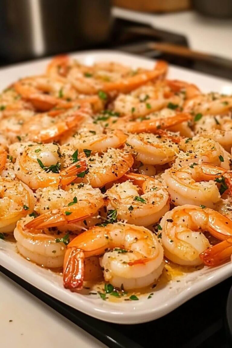 Garlic Parmesan Roasted Shrimp Recipe