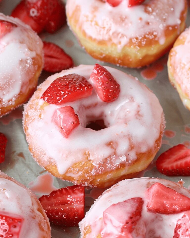 Sweet Strawberry Donuts Recipe