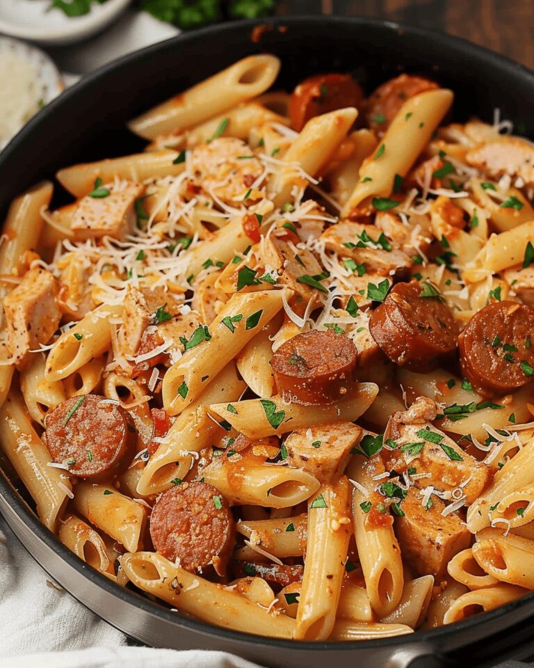 Spicy Cajun Sausage Pasta Explosion Recipe