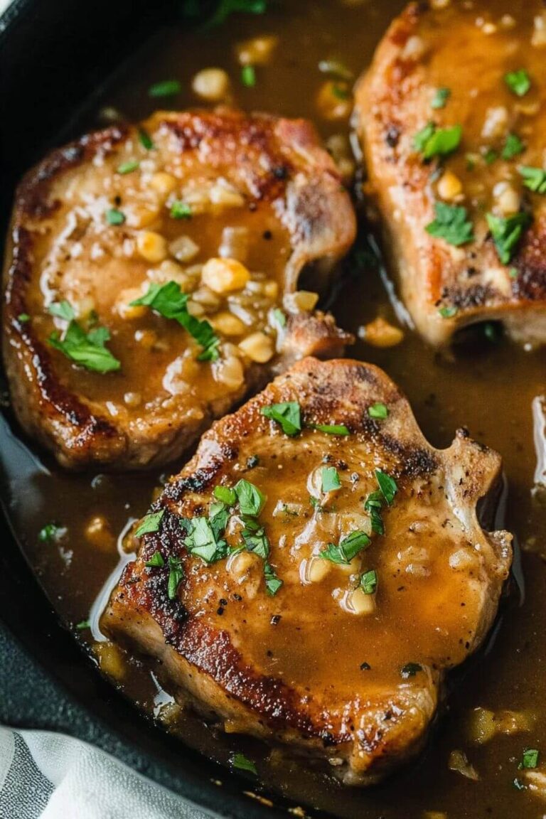 Smothered Baked Pork Chops Recipe