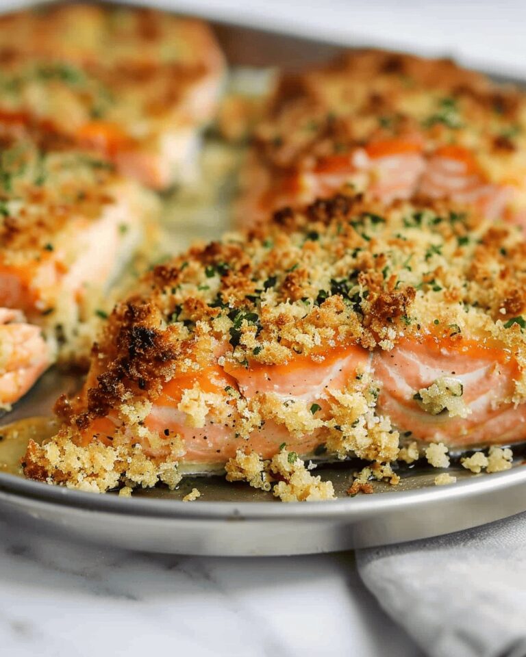 Crispy Panko Crusted Salmon Recipe