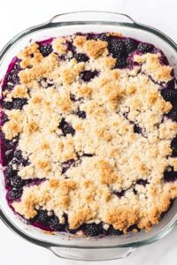Low Carb Keto Blackberry Cobbler Recipe