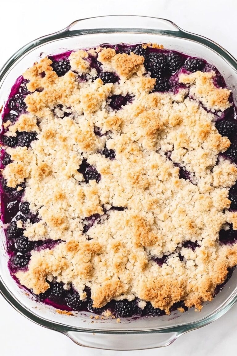 Low Carb Keto Blackberry Cobbler Recipe