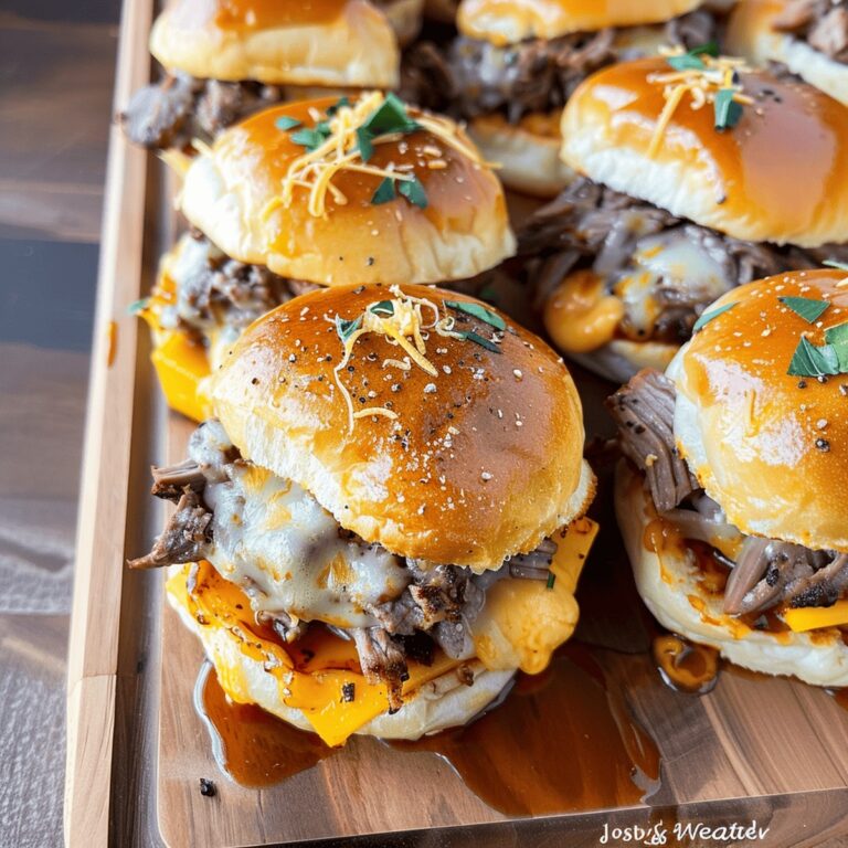 Roast Beef & Cheddar Sliders Recipe
