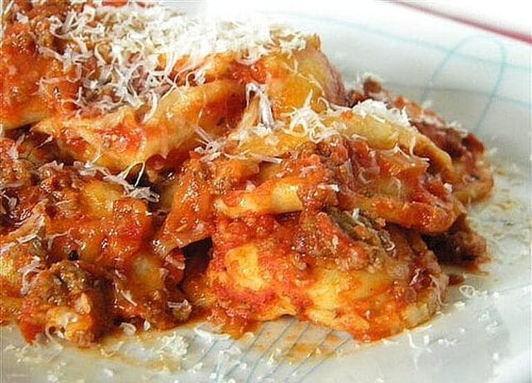 Baked Ravioli And Meat Sauce Recipe