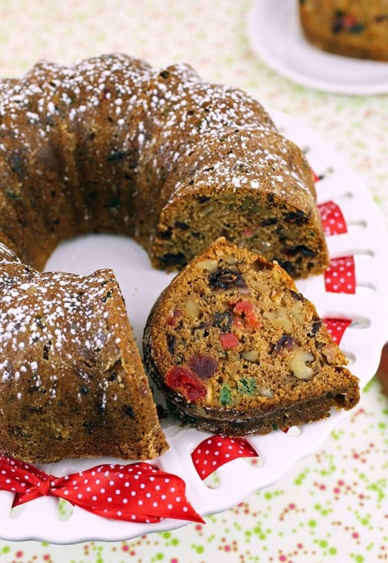 Aunt AngieS Christmas Fruitcake Recipe