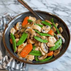 Classic Chicken and Mushroom Stir-Fry in Savory Sauce Recipe