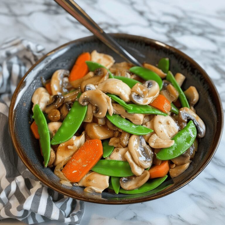 Classic Chicken and Mushroom Stir-Fry in Savory Sauce Recipe