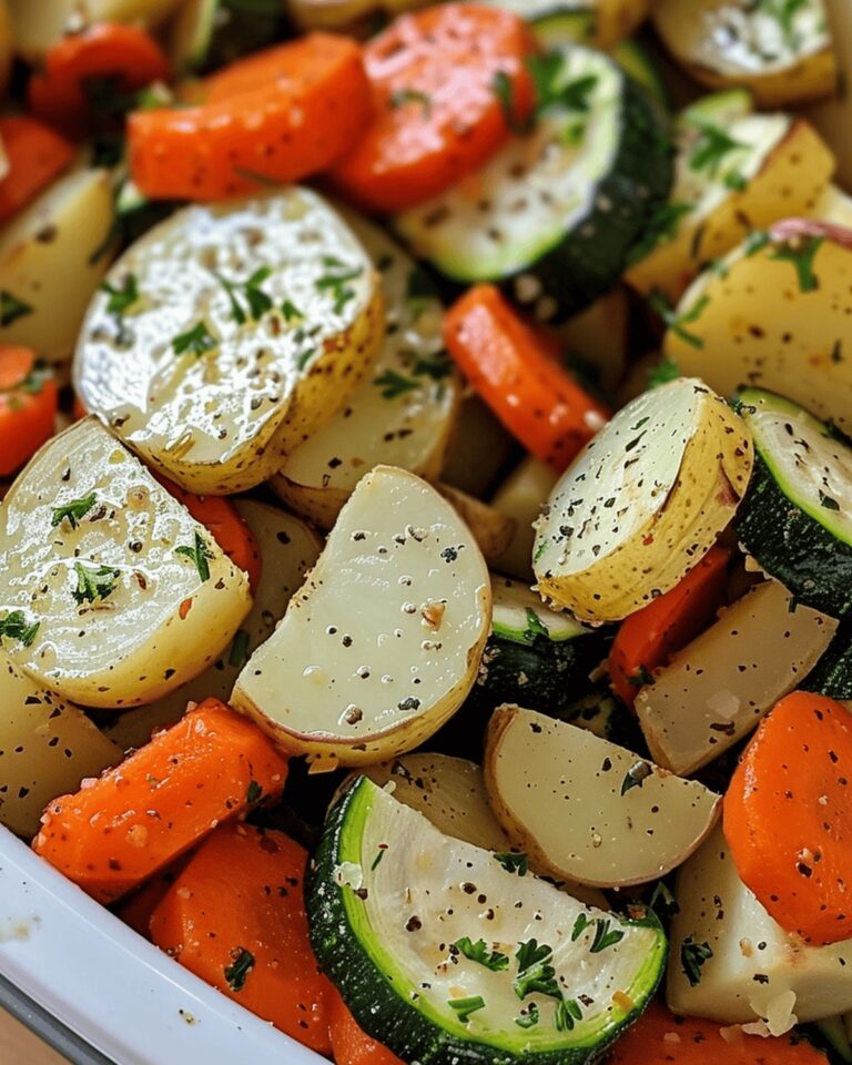 Vibrant Garlic Herb Vegetable Medley Recipe