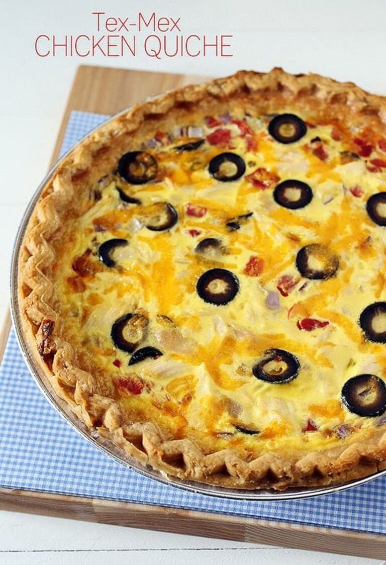 Tex-Mex Chicken Quiche Recipe