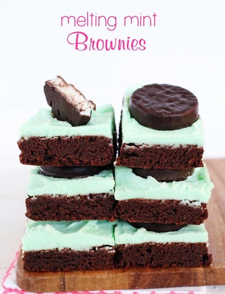 Melting Mint Brownies Recipe