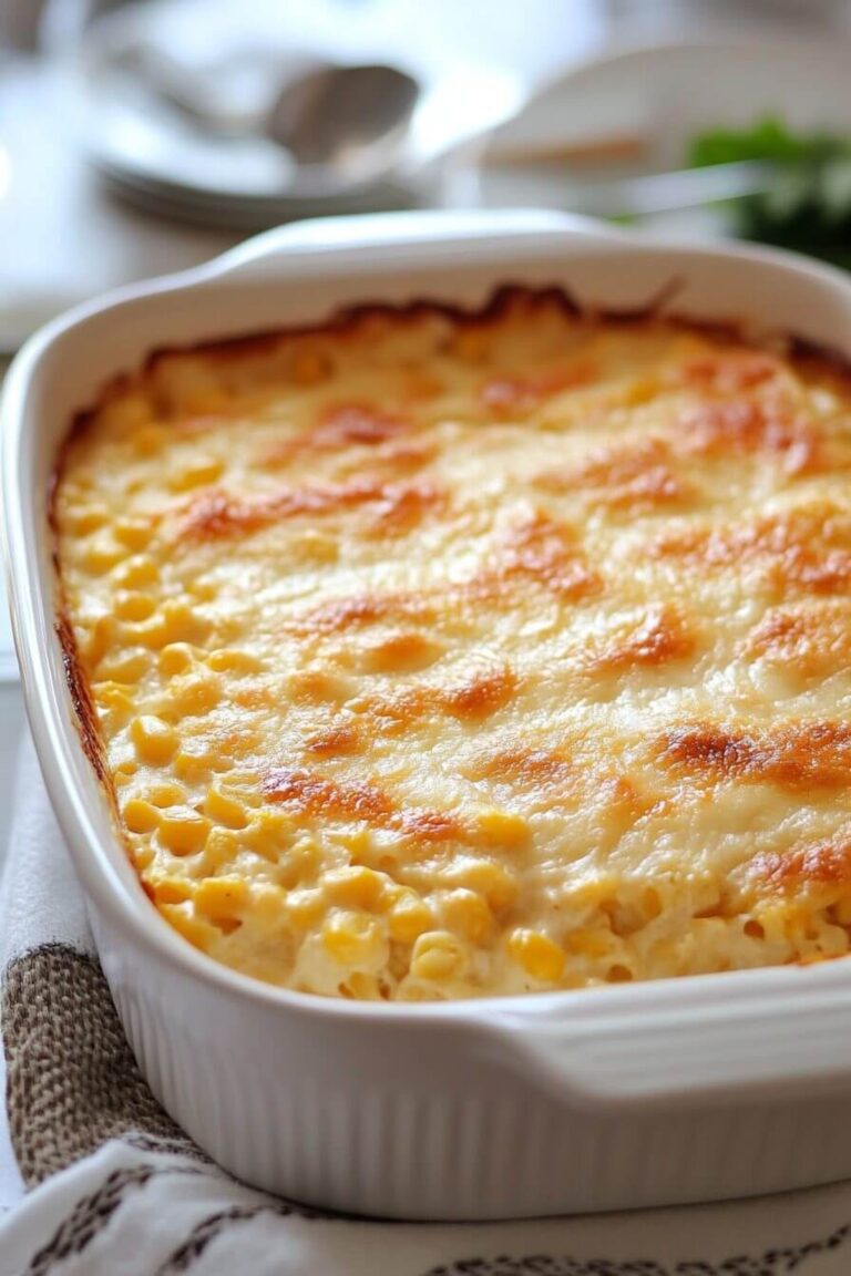 Easy Creamy Corn Casserole Recipe