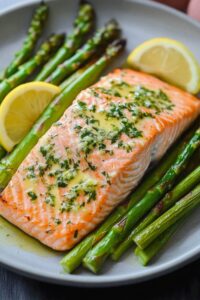 Baked Salmon With Lemon Garlic Butter Recipe