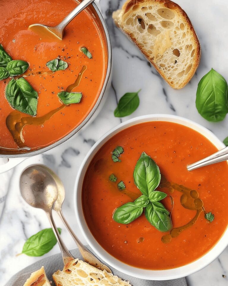 Tomato Basil Bliss Soup Recipe
