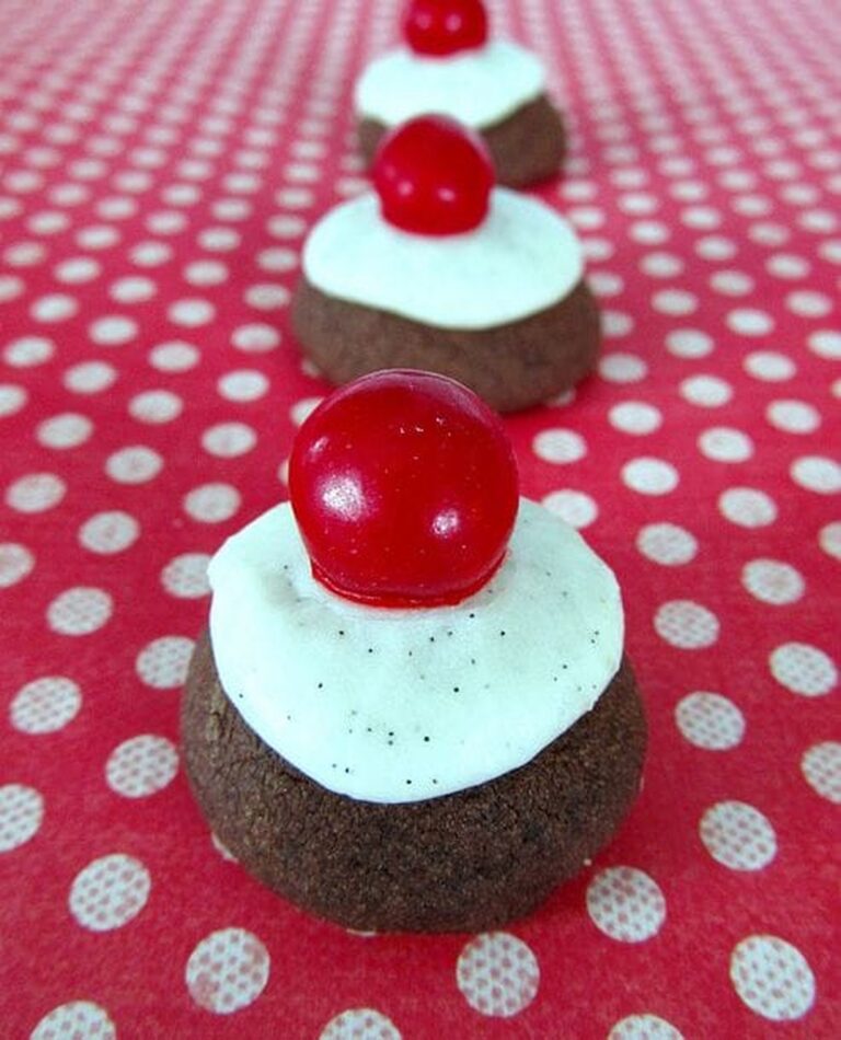 Chocolate Bon Bon Cookies A.K.A. Rudolphs Red Nose Cookies Recipe
