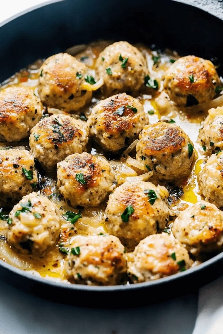 Chicken Piccata Meatballs Recipe