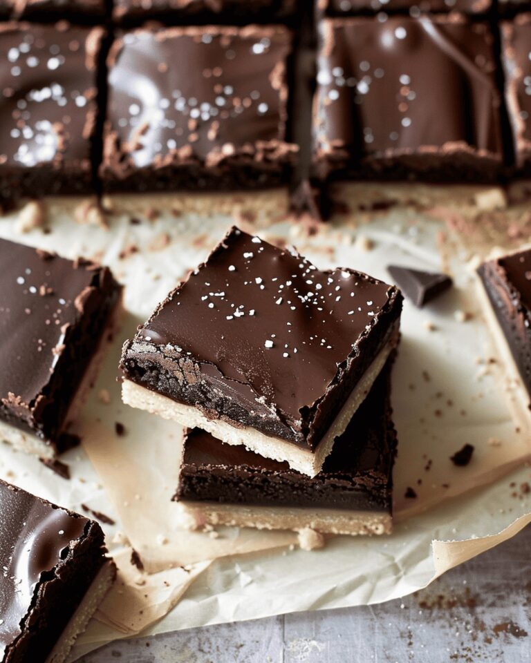 Sinful High Altitude Brownie Shortbread Bars With Ganache Recipe