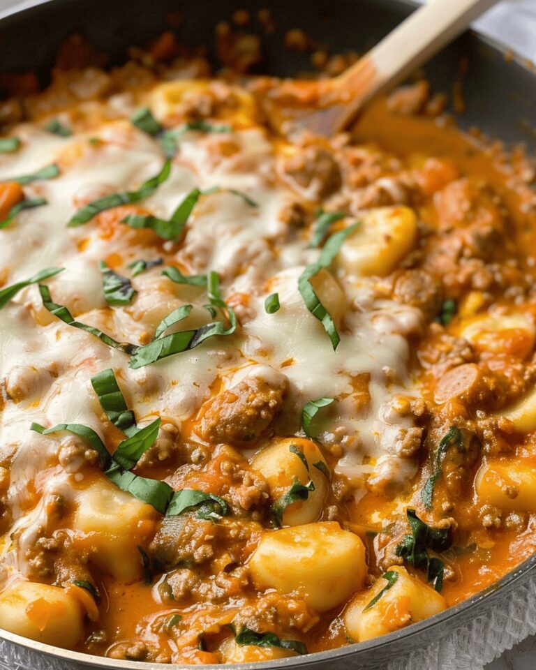 Hearty Italian Sausage Gnocchi Bake Recipe