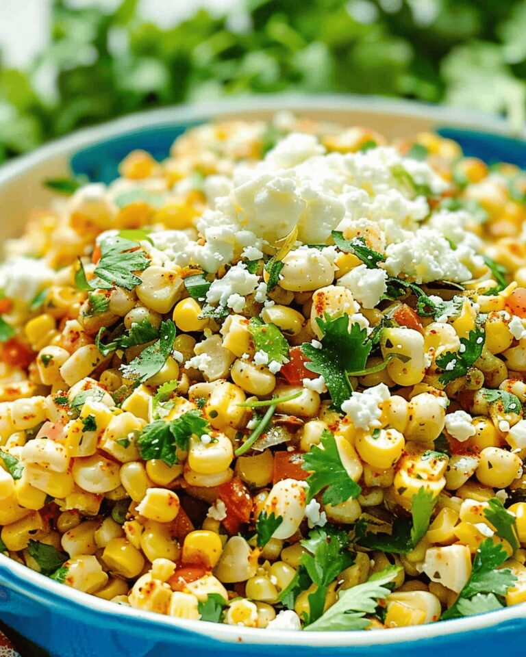 Zesty Mexican Street Corn Salad Recipe