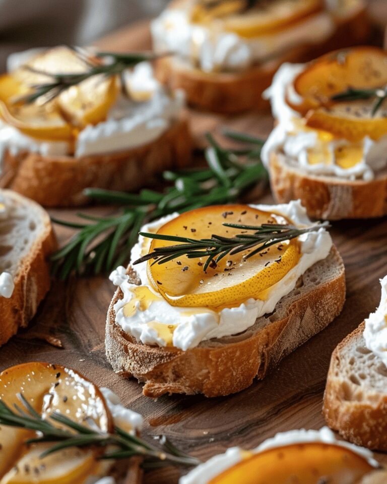 Elegant Pear Toast Recipe