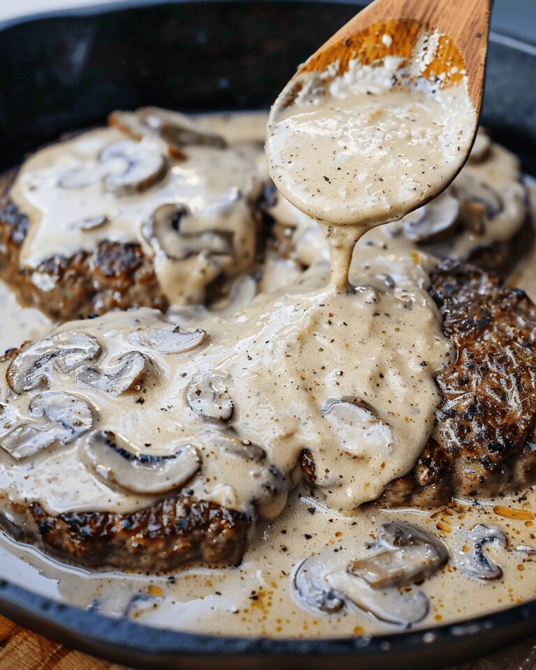 Hearty Keto Burgers With Mushroom Sauce Recipe