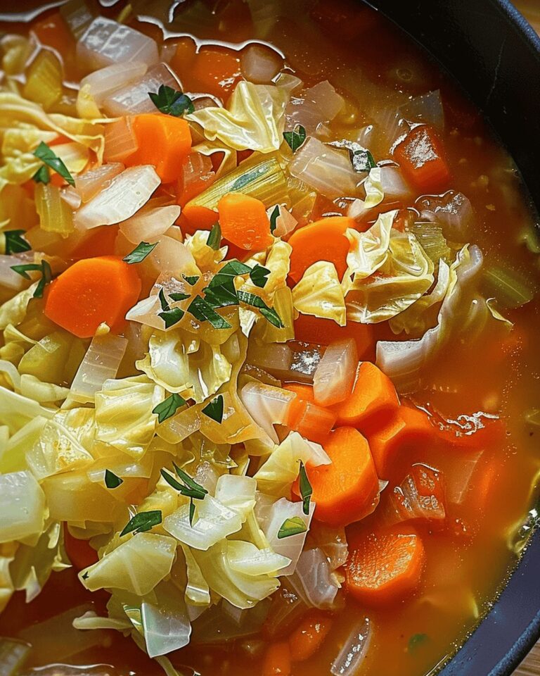 Cleansing Cabbage Detox Soup Recipe