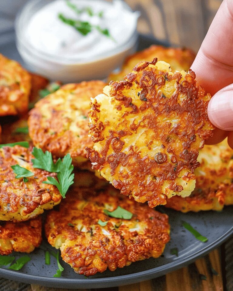 Crispy Cauliflower Fritters Recipe